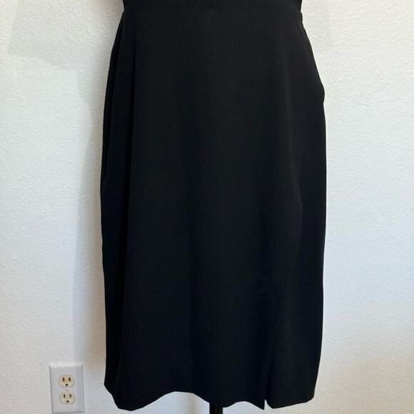 M.M.‎ Lafleur Dress Short Sleeve Cross Wrap Front Black Size 10 - Picture 7 of 13